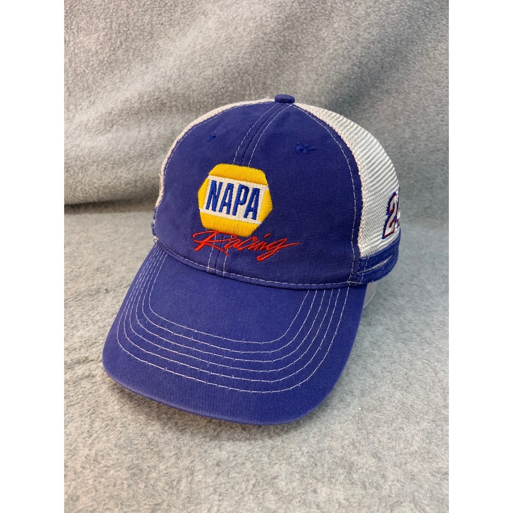 NAPA Racing Mens Blue NAPA Trucker Hat Chase Elliott #24 Hendrick OSFA